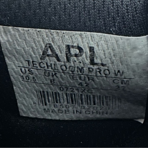 APL Athletic Propulsion Labs Techloom Pro Black/ White Woman’s Size 10.5 - Picture 7 of 7